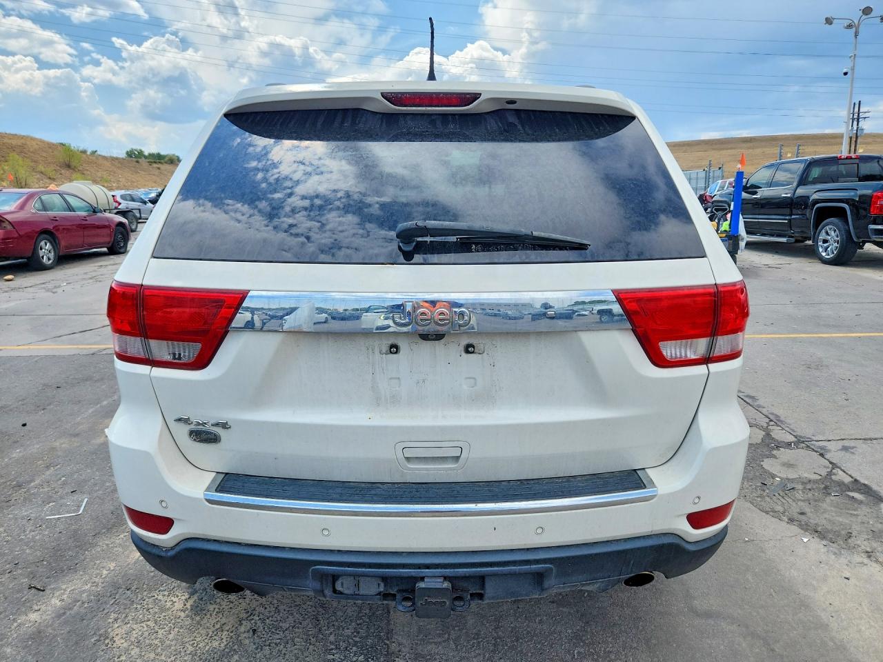 2012 Jeep Grand Cherokee Overland Белый vin: 1C4RJFCT5CC310810