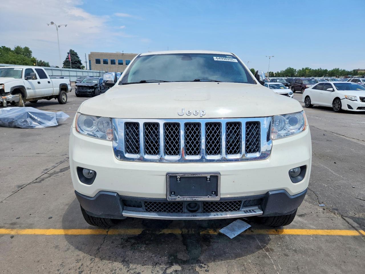 2012 Jeep Grand Cherokee Overland Белый vin: 1C4RJFCT5CC310810
