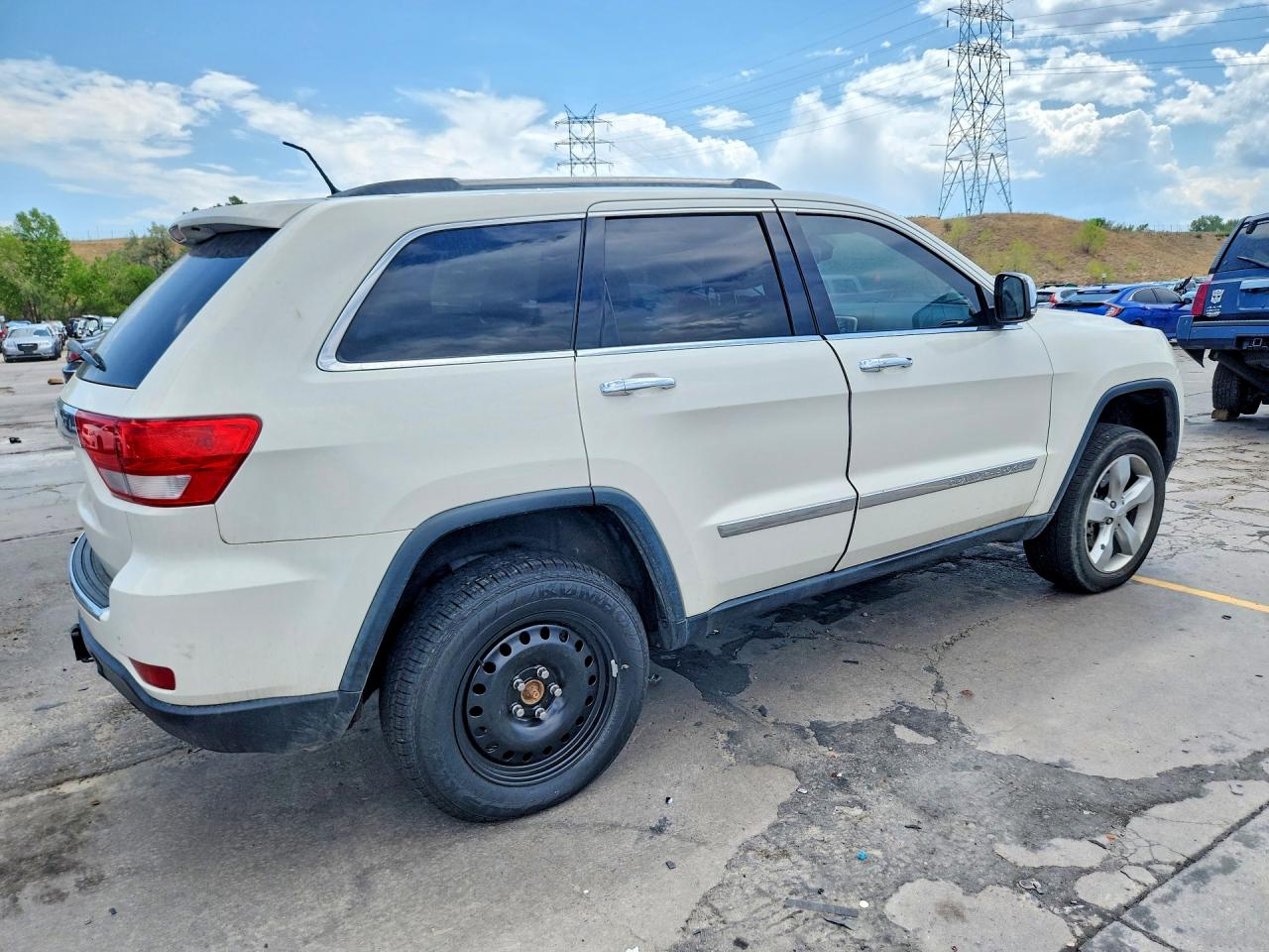 2012 Jeep Grand Cherokee Overland Белый vin: 1C4RJFCT5CC310810