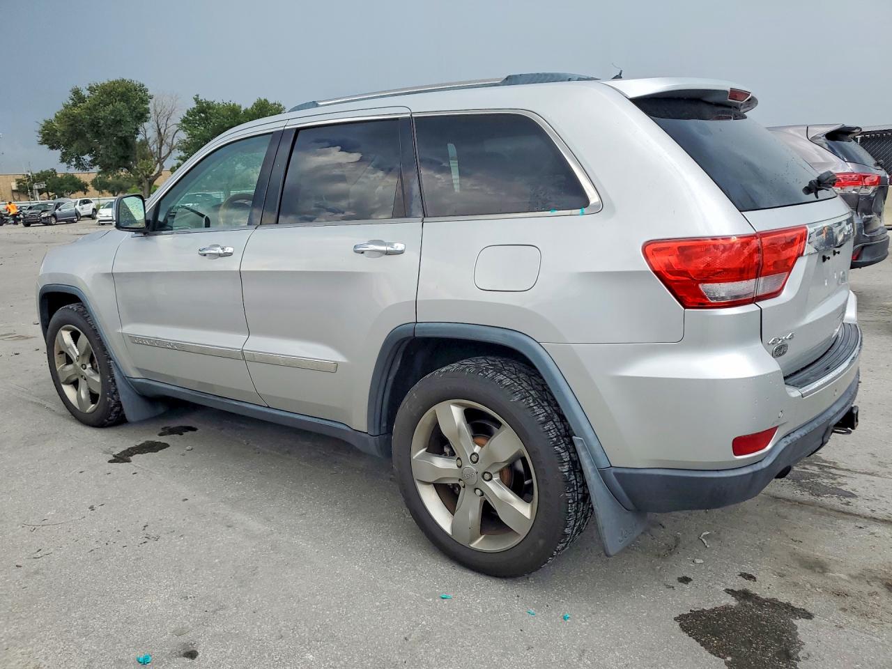 2012 Jeep Grand Cherokee Overland Gray vin: 1C4RJFCT5CC332953