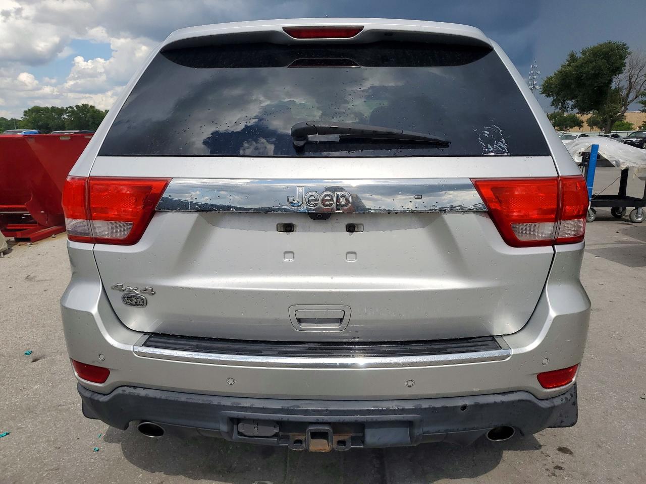 2012 Jeep Grand Cherokee Overland Gray vin: 1C4RJFCT5CC332953