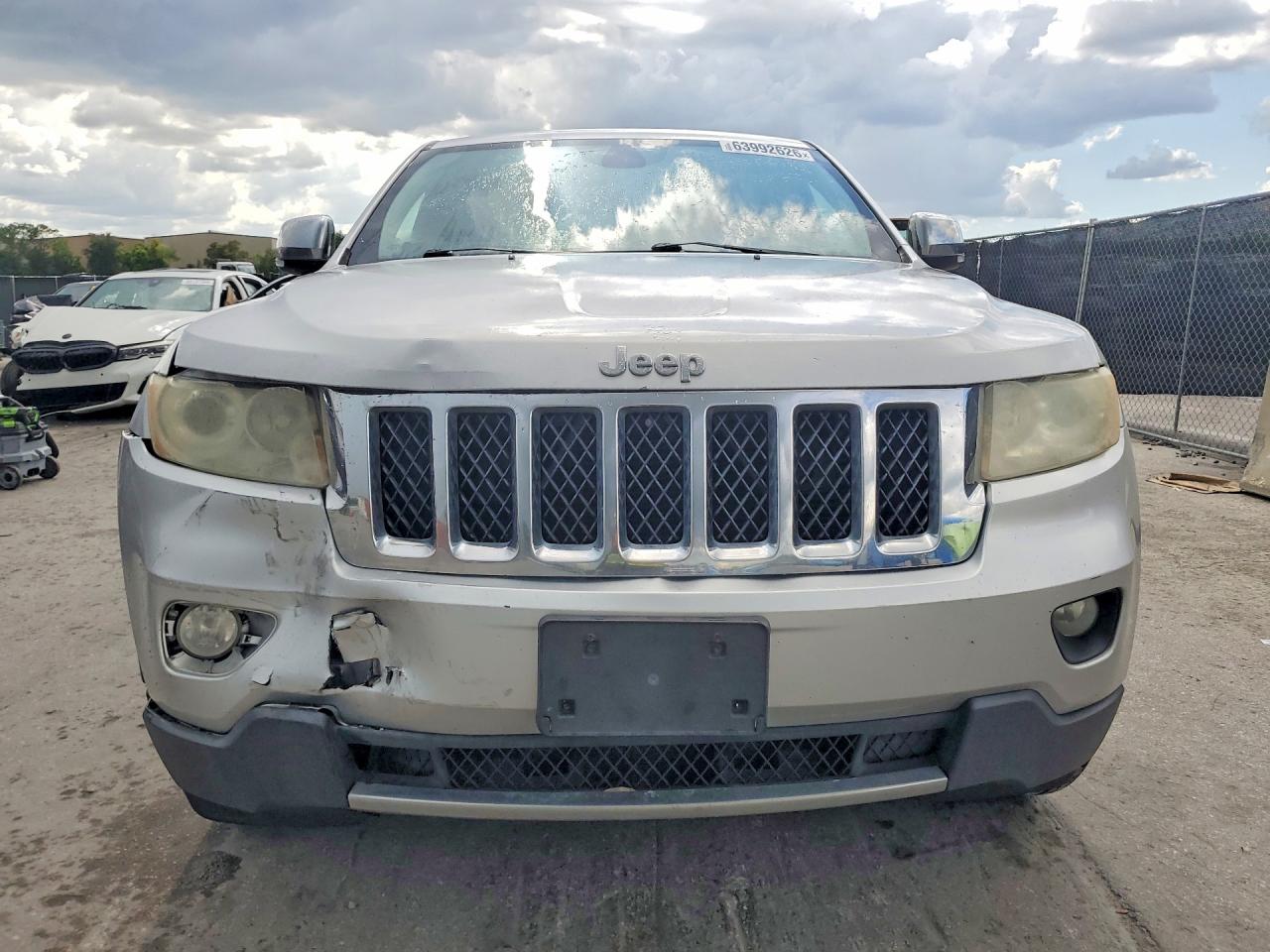 2012 Jeep Grand Cherokee Overland Gray vin: 1C4RJFCT5CC332953