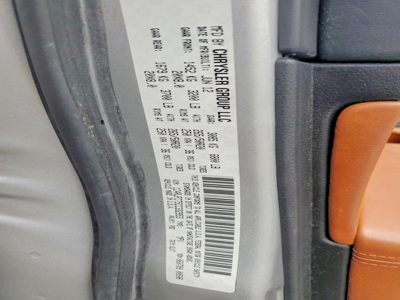2012 Jeep Grand Cherokee Overland Gray vin: 1C4RJFCT5CC332953
