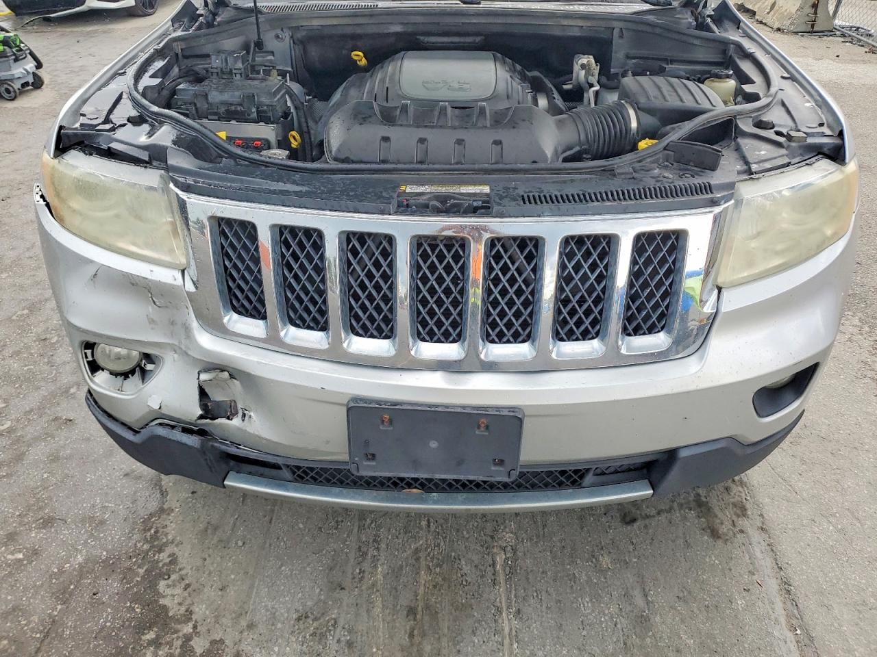 2012 Jeep Grand Cherokee Overland Gray vin: 1C4RJFCT5CC332953