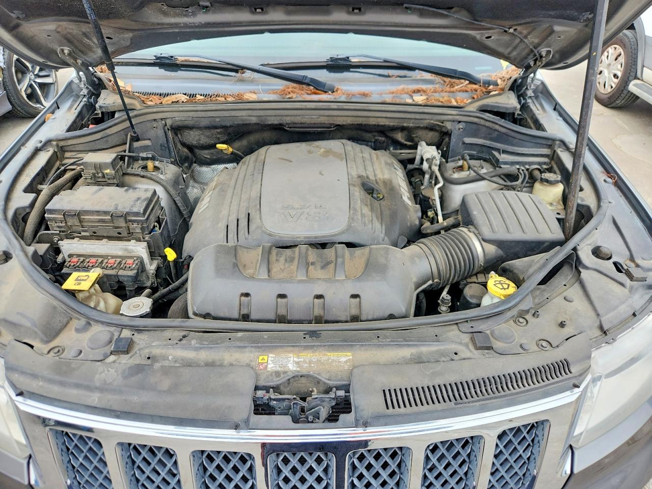 2013 Jeep Grand Cherokee Overland Gray vin: 1C4RJFCT5DC523855