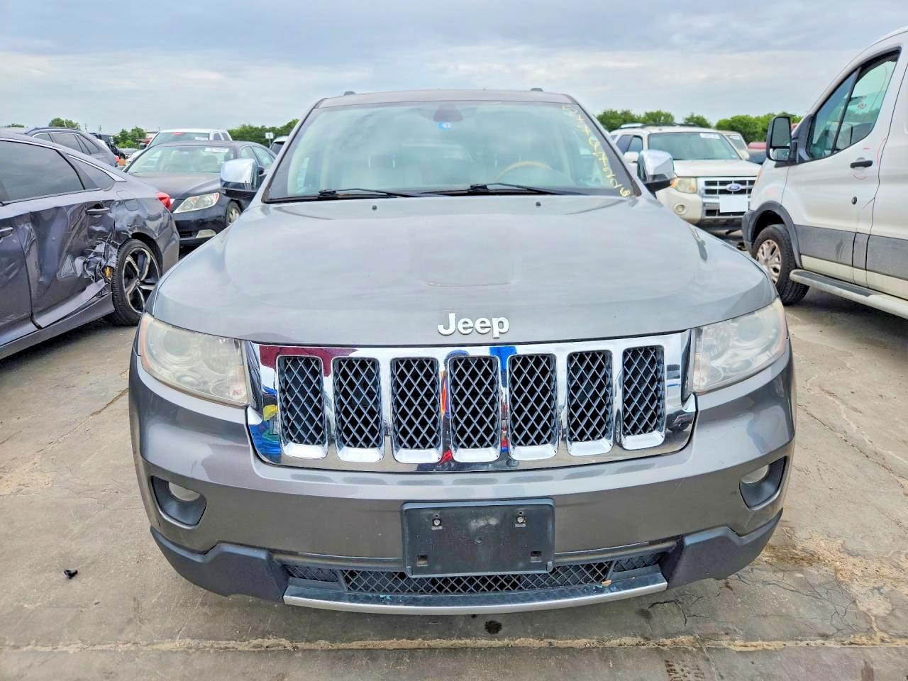 2013 Jeep Grand Cherokee Overland Gray vin: 1C4RJFCT5DC523855