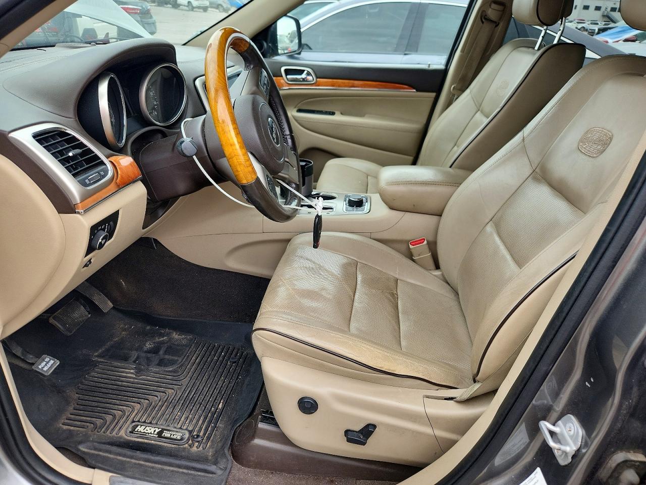 2013 Jeep Grand Cherokee Overland Gray vin: 1C4RJFCT5DC523855