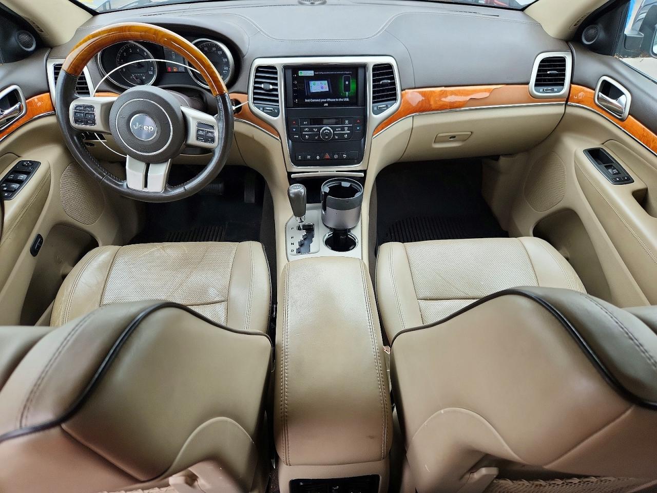 2013 Jeep Grand Cherokee Overland Gray vin: 1C4RJFCT5DC523855