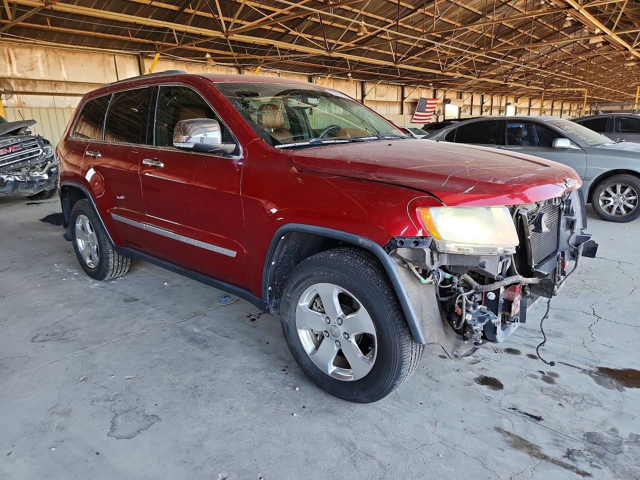 2013 Jeep Grand Cherokee Overland Бордовый vin: 1C4RJFCT5DC619906