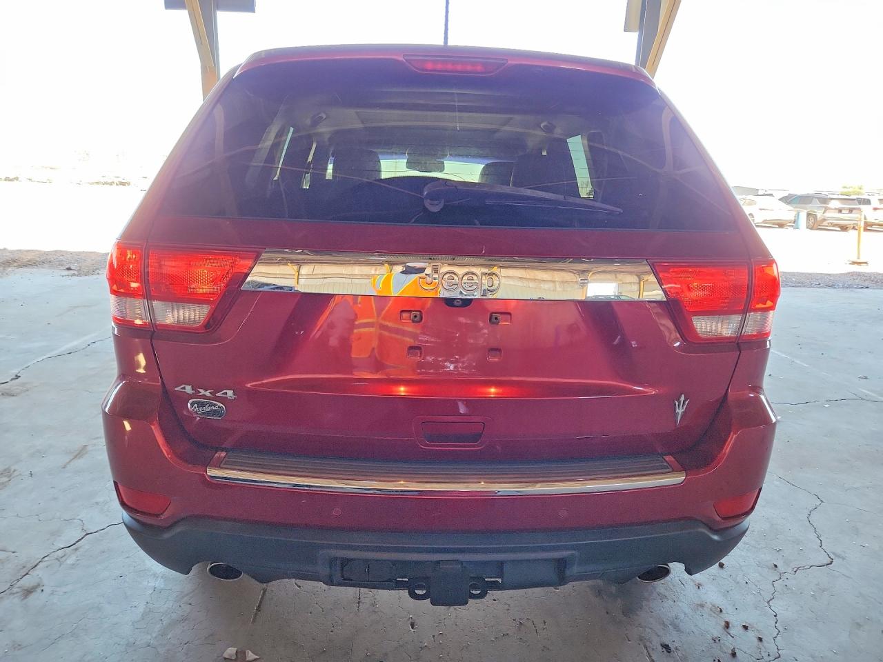 2013 Jeep Grand Cherokee Overland Бордовый vin: 1C4RJFCT5DC619906