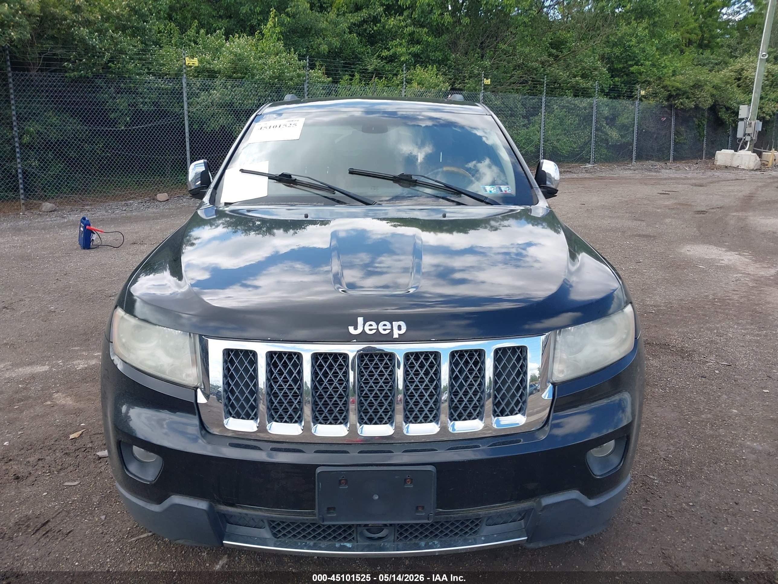 2013 Jeep Grand Cherokee Overland Black vin: 1C4RJFCT5DC655627