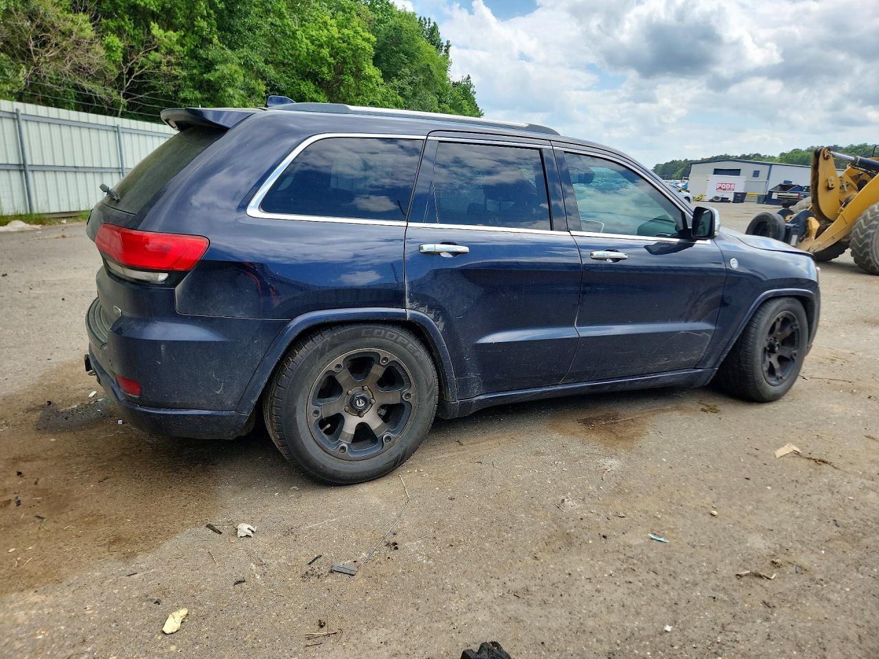 2015 Jeep Grand Cherokee Overland Blue vin: 1C4RJFCT5FC640984
