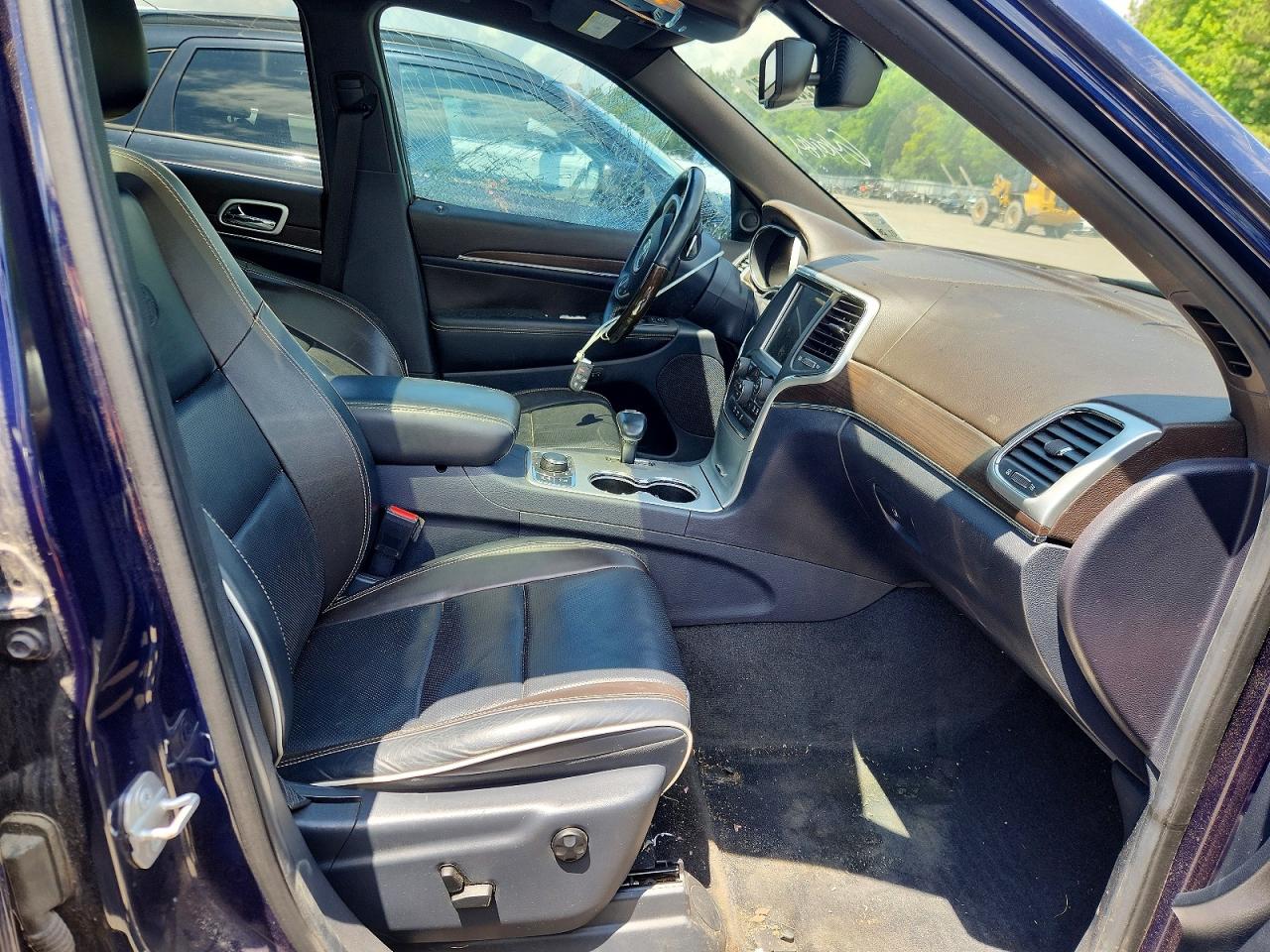 2015 Jeep Grand Cherokee Overland Blue vin: 1C4RJFCT5FC640984