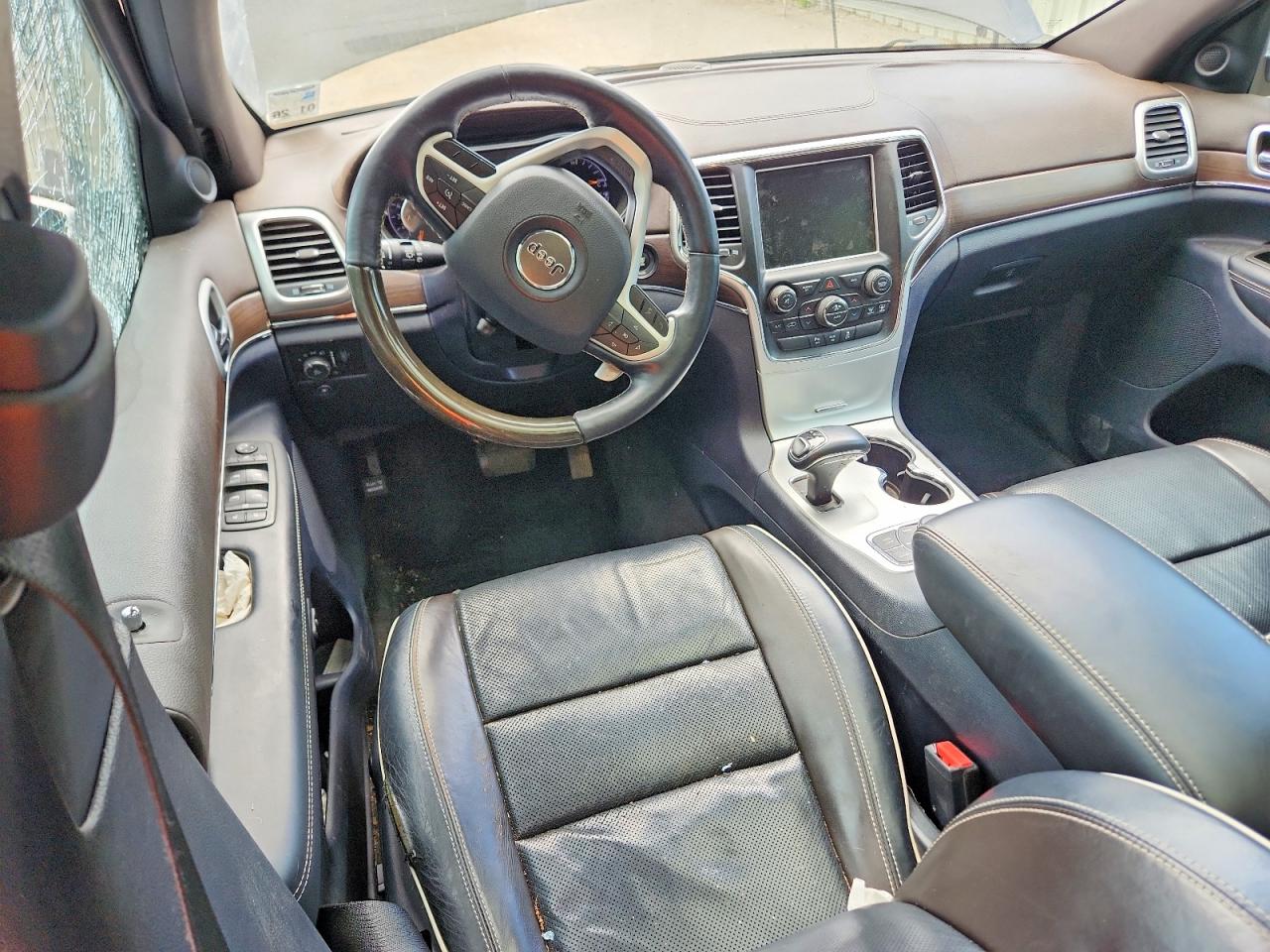 2015 Jeep Grand Cherokee Overland Blue vin: 1C4RJFCT5FC640984
