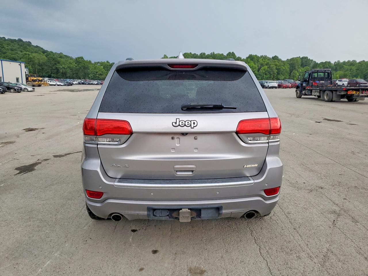 2015 Jeep Grand Cherokee Overland Серебряный vin: 1C4RJFCT5FC653248