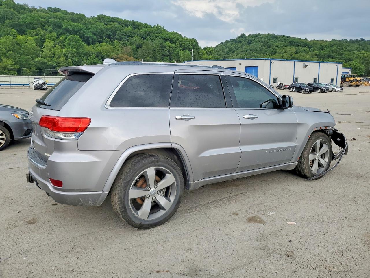 2015 Jeep Grand Cherokee Overland Серебряный vin: 1C4RJFCT5FC653248