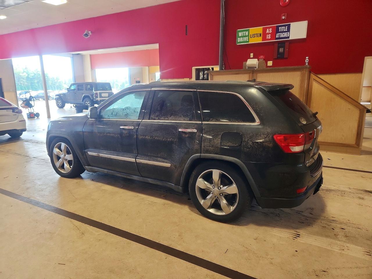 2012 Jeep Grand Cherokee Overland Черный vin: 1C4RJFCT6CC222493