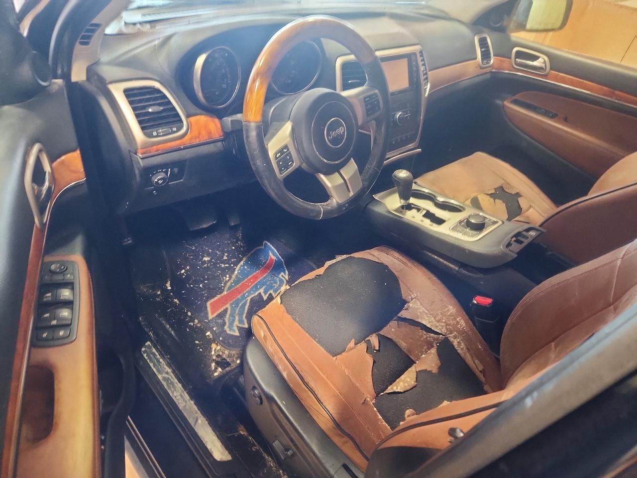 2012 Jeep Grand Cherokee Overland Черный vin: 1C4RJFCT6CC222493