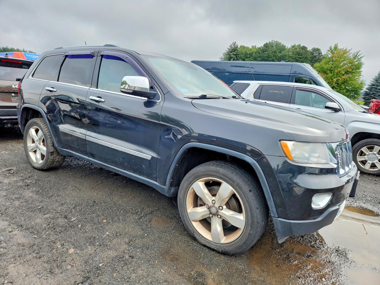 2012 Jeep Grand Cherokee Overland Black vin: 1C4RJFCT6CC269684