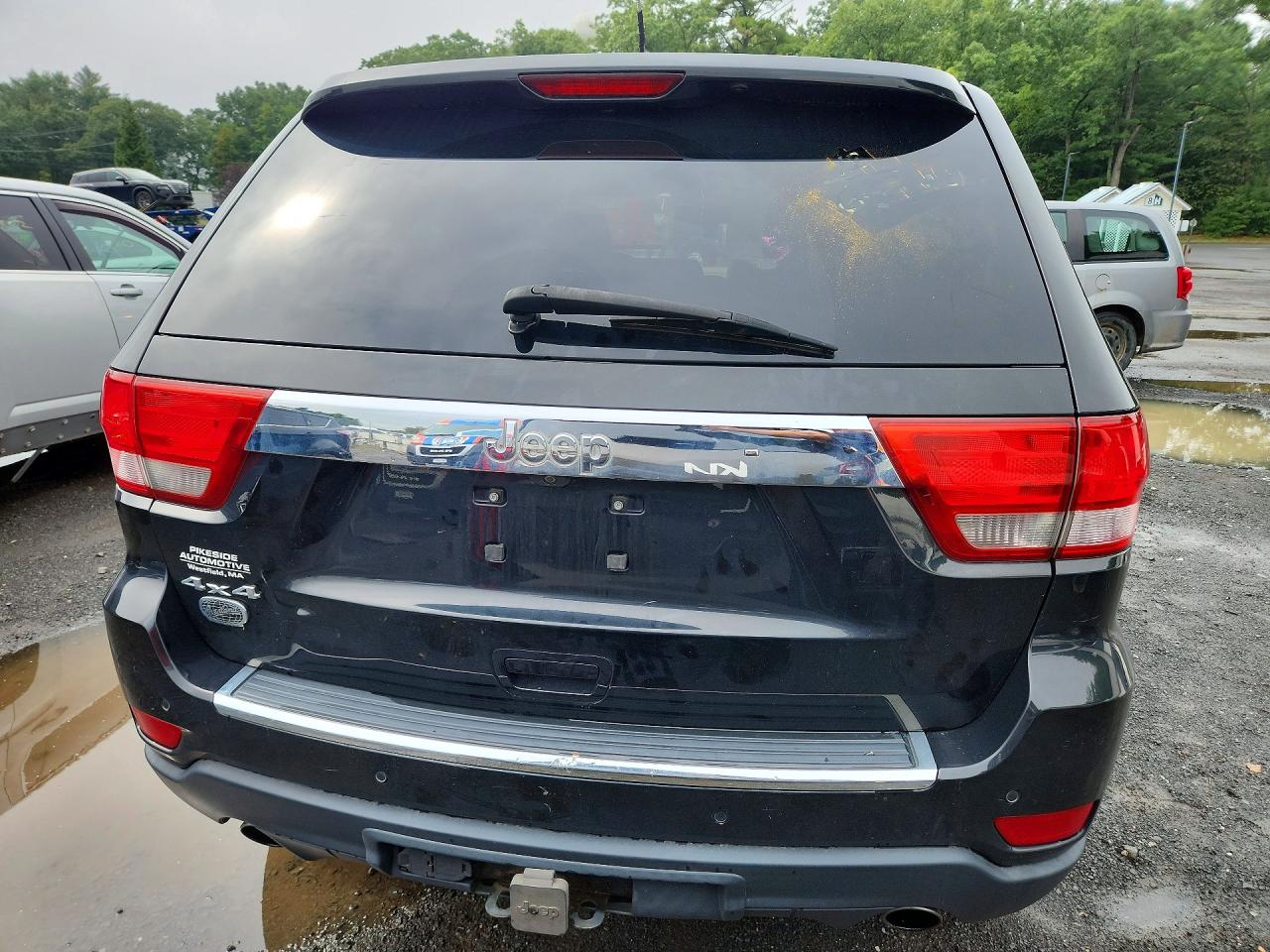2012 Jeep Grand Cherokee Overland Black vin: 1C4RJFCT6CC269684