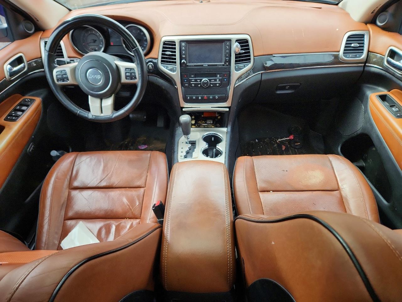 2012 Jeep Grand Cherokee Overland Black vin: 1C4RJFCT6CC269684