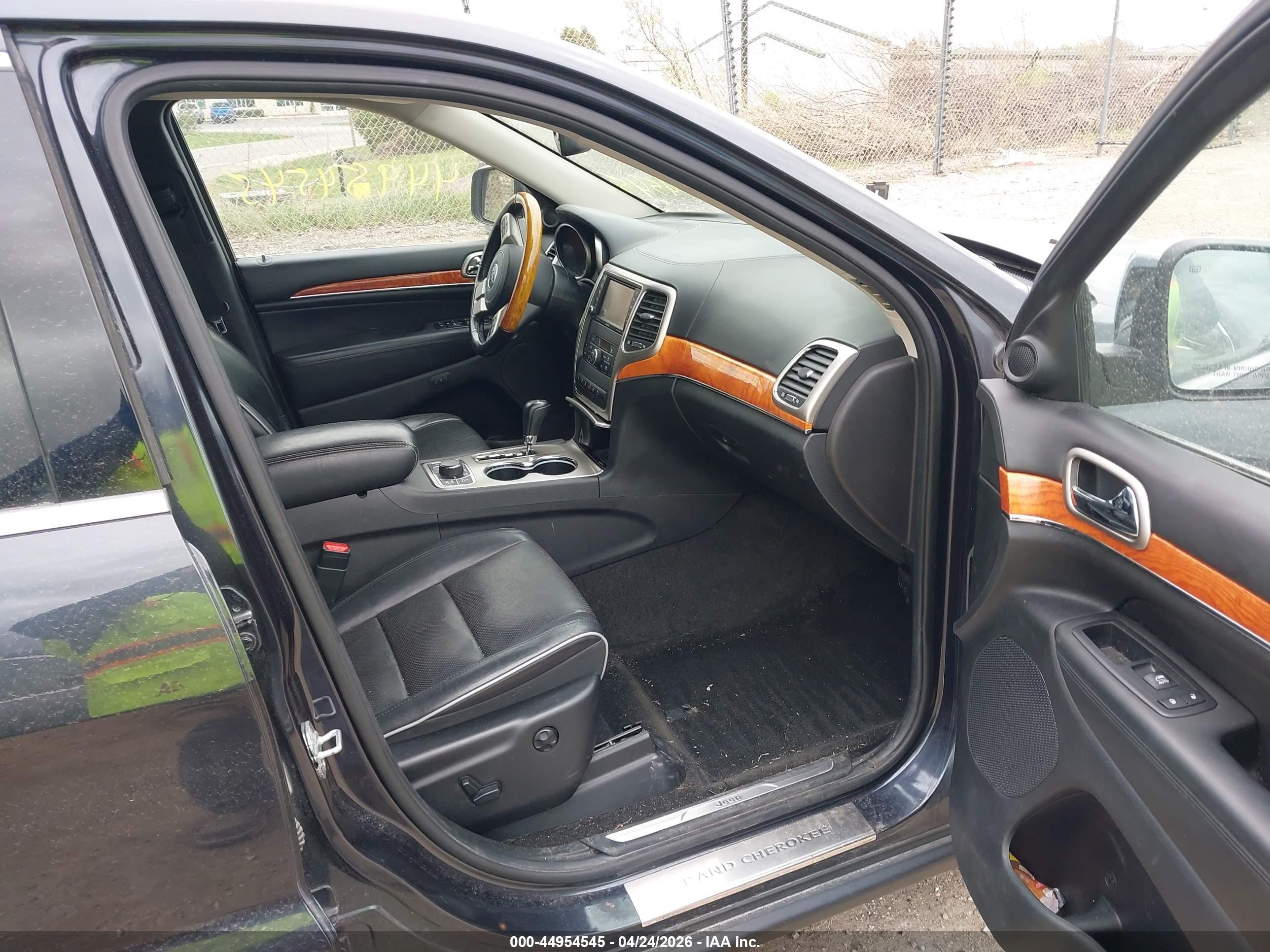 2012 Jeep Grand Cherokee Overland Gray vin: 1C4RJFCT6CC269989
