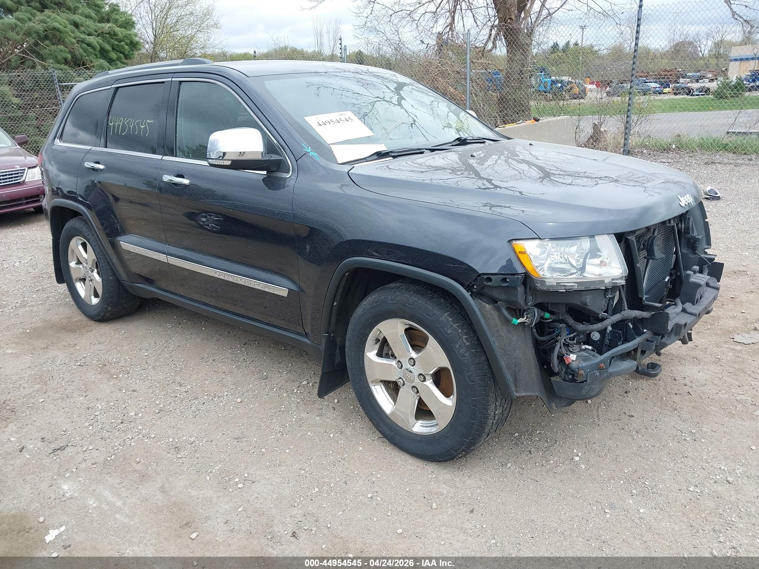 2012 Jeep Grand Cherokee Overland Gray vin: 1C4RJFCT6CC269989