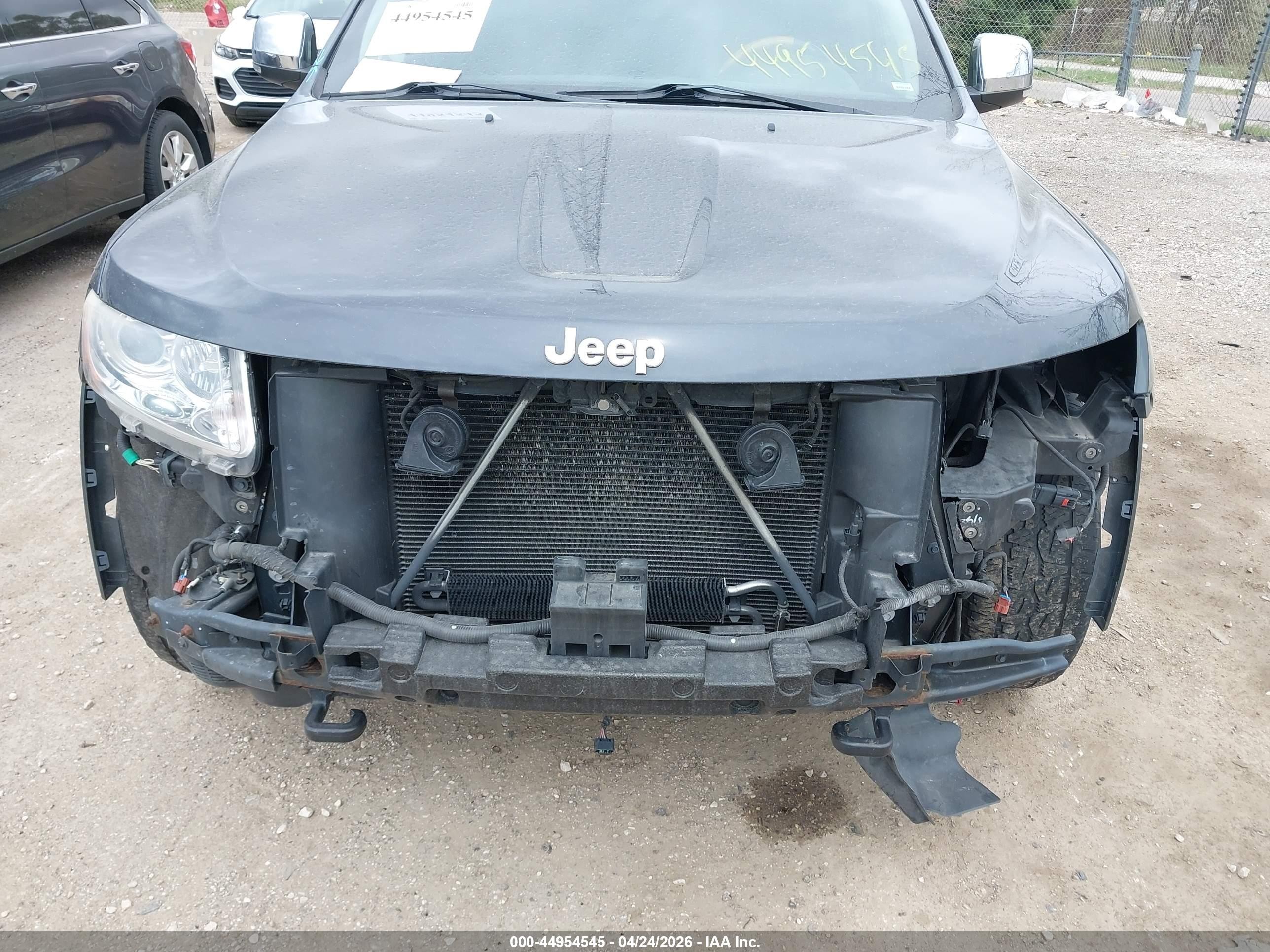 2012 Jeep Grand Cherokee Overland Gray vin: 1C4RJFCT6CC269989