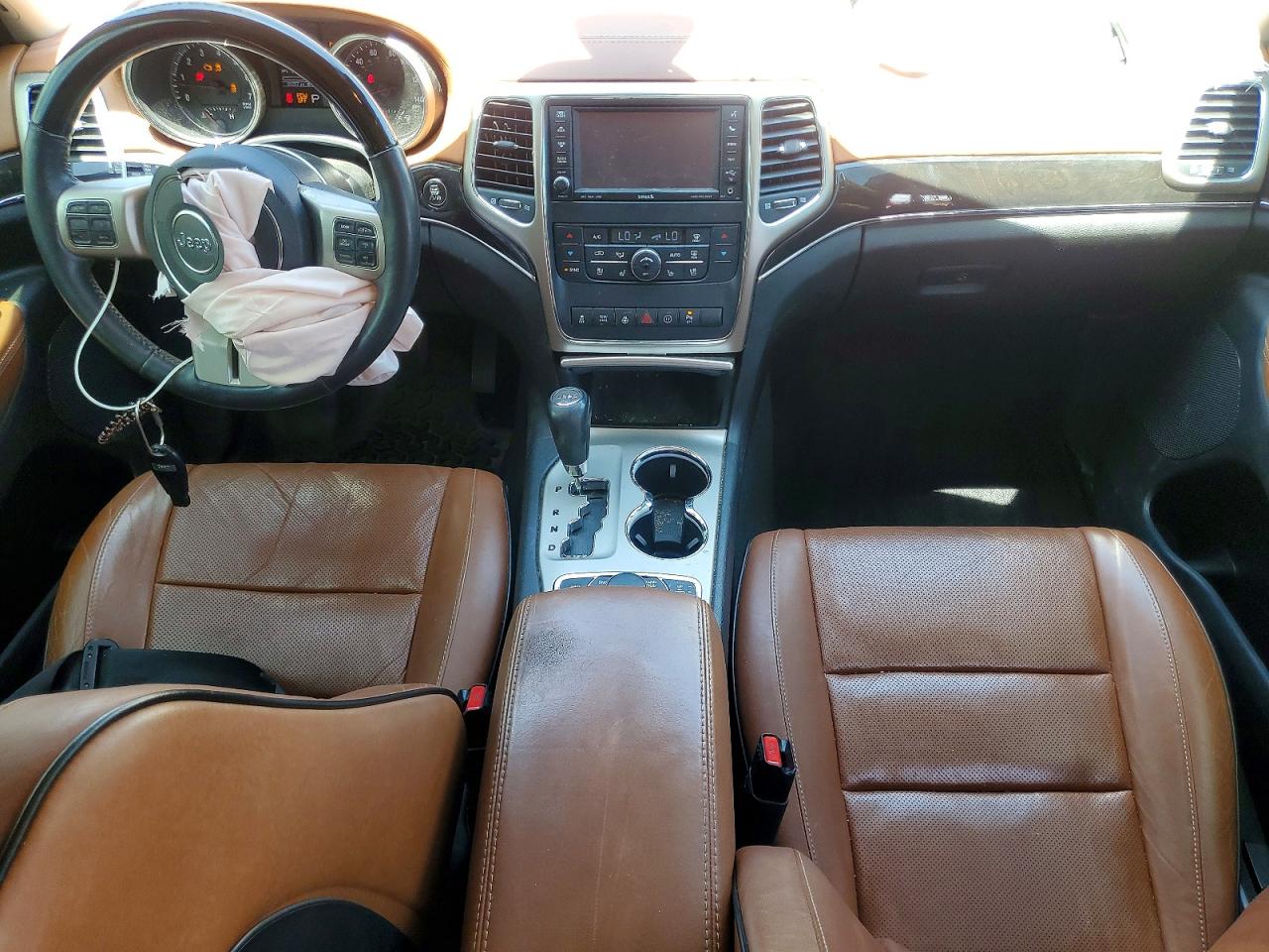 2012 Jeep Grand Cherokee Overland Maroon vin: 1C4RJFCT6CC279955