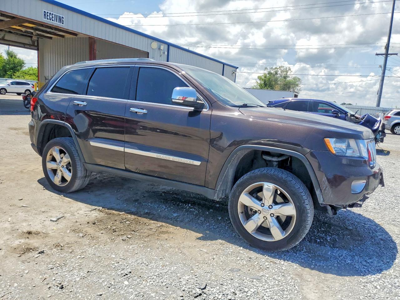 2012 Jeep Grand Cherokee Overland Maroon vin: 1C4RJFCT6CC279955