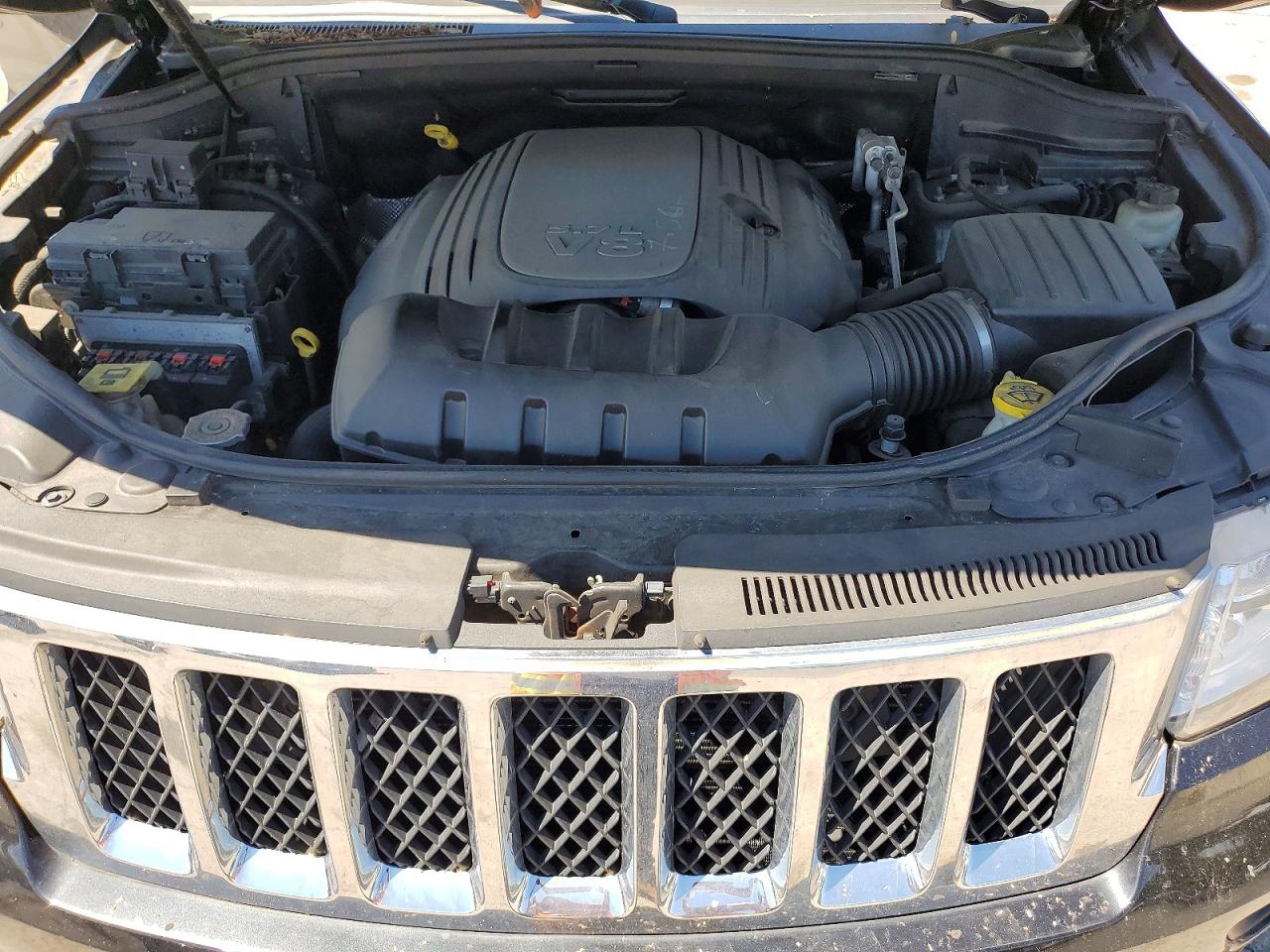 2013 Jeep Grand Cherokee Overland Black vin: 1C4RJFCT6DC644619