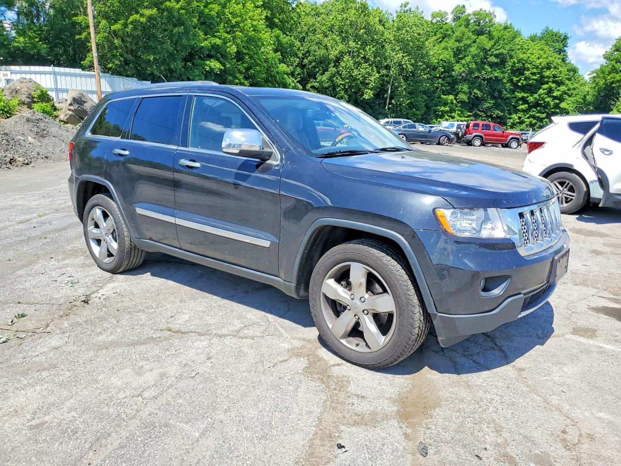 2013 Jeep Grand Cherokee Overland Black vin: 1C4RJFCT6DC644619