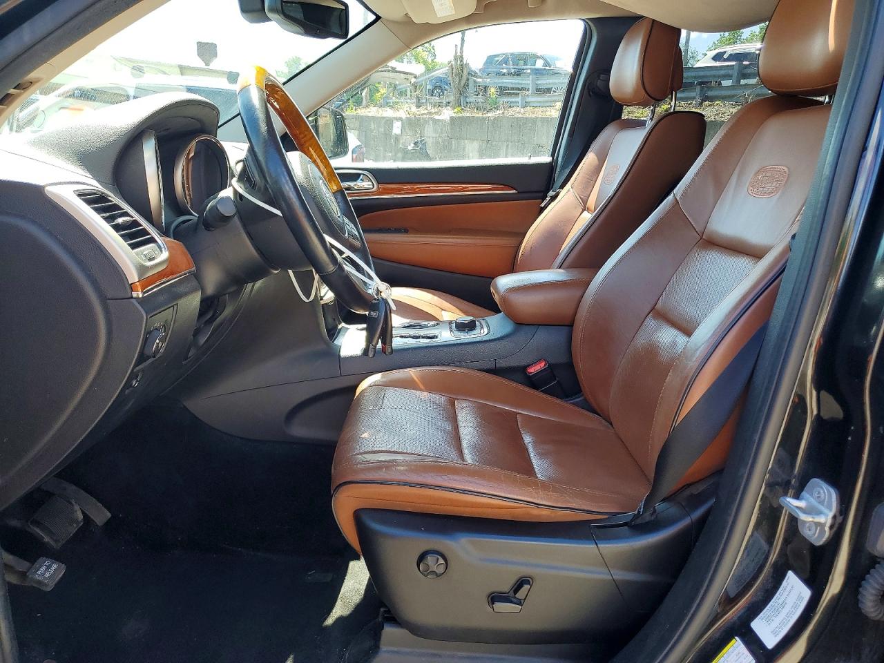 2013 Jeep Grand Cherokee Overland Black vin: 1C4RJFCT6DC644619