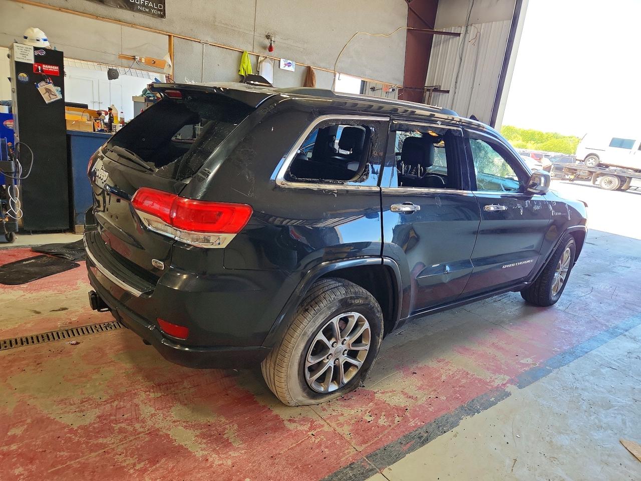 2014 Jeep Grand Cherokee Overland Black vin: 1C4RJFCT6EC146177