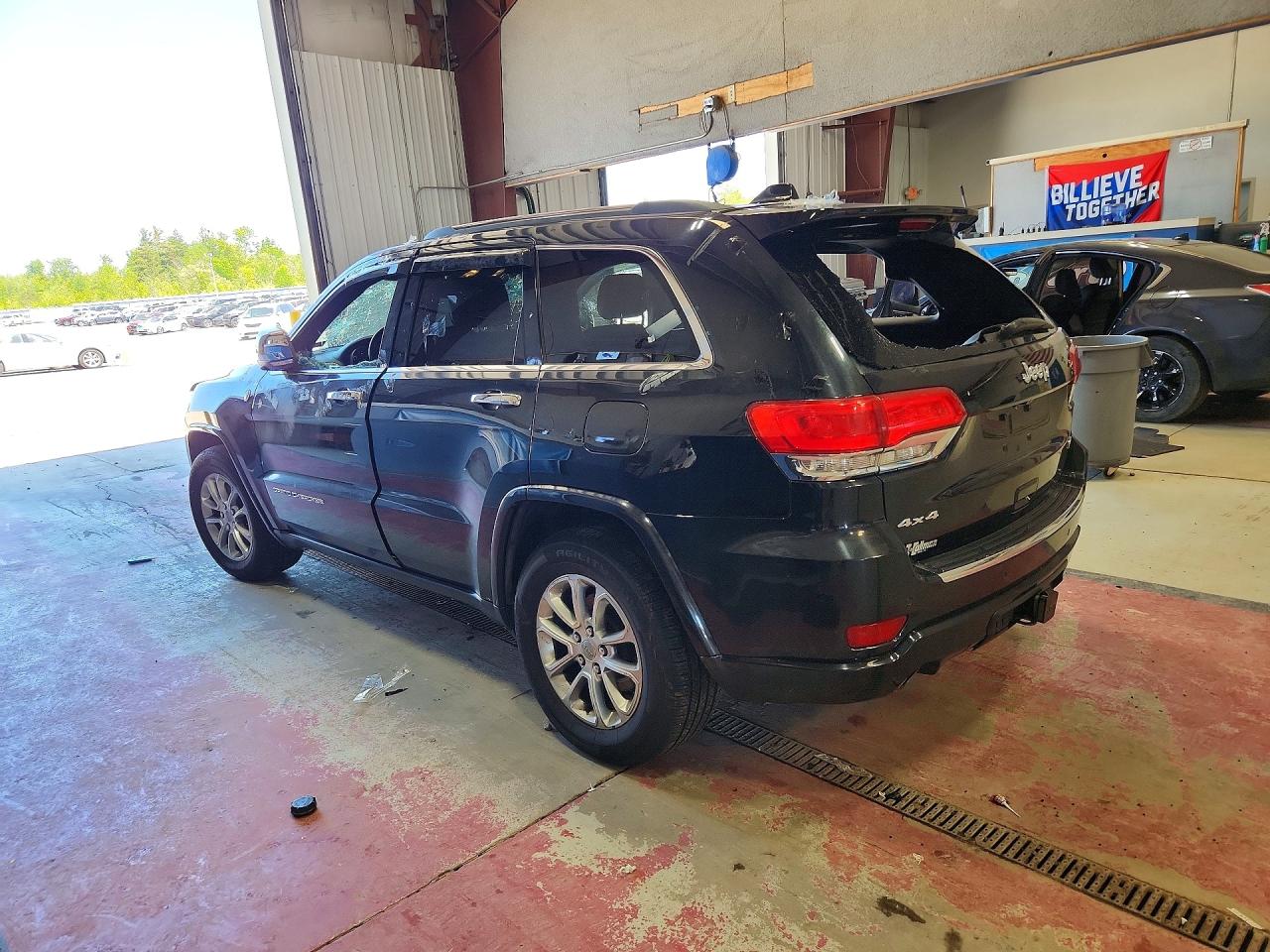 2014 Jeep Grand Cherokee Overland Black vin: 1C4RJFCT6EC146177