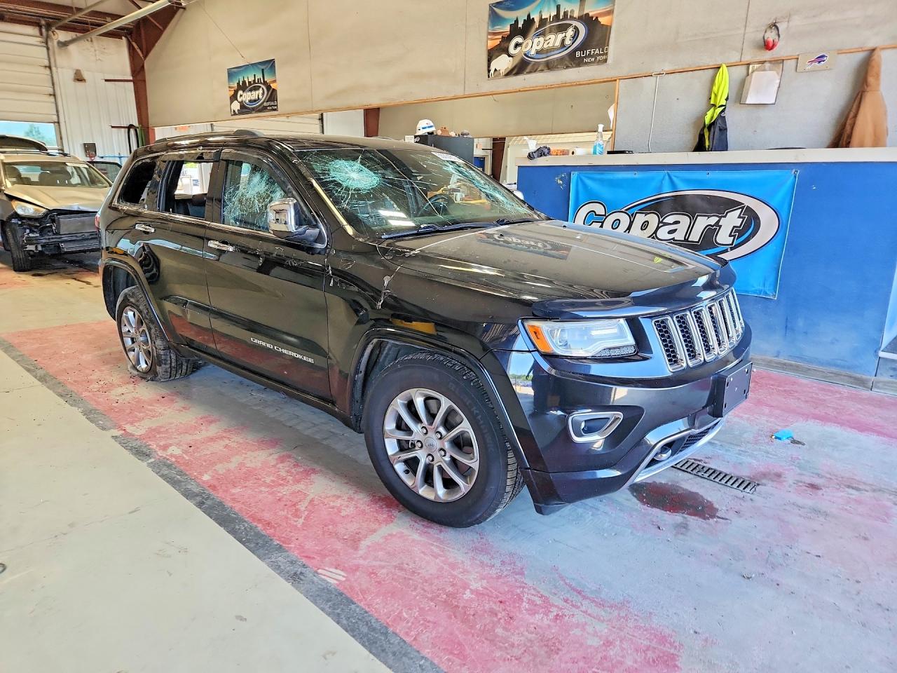 2014 Jeep Grand Cherokee Overland Black vin: 1C4RJFCT6EC146177
