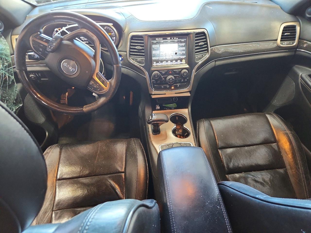 2014 Jeep Grand Cherokee Overland Black vin: 1C4RJFCT6EC146177