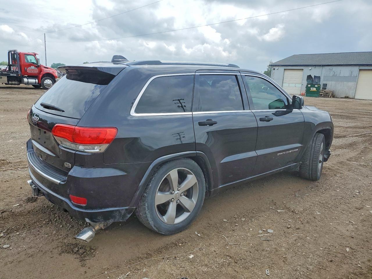 2014 Jeep Grand Cherokee Overland Gray vin: 1C4RJFCT6EC452912