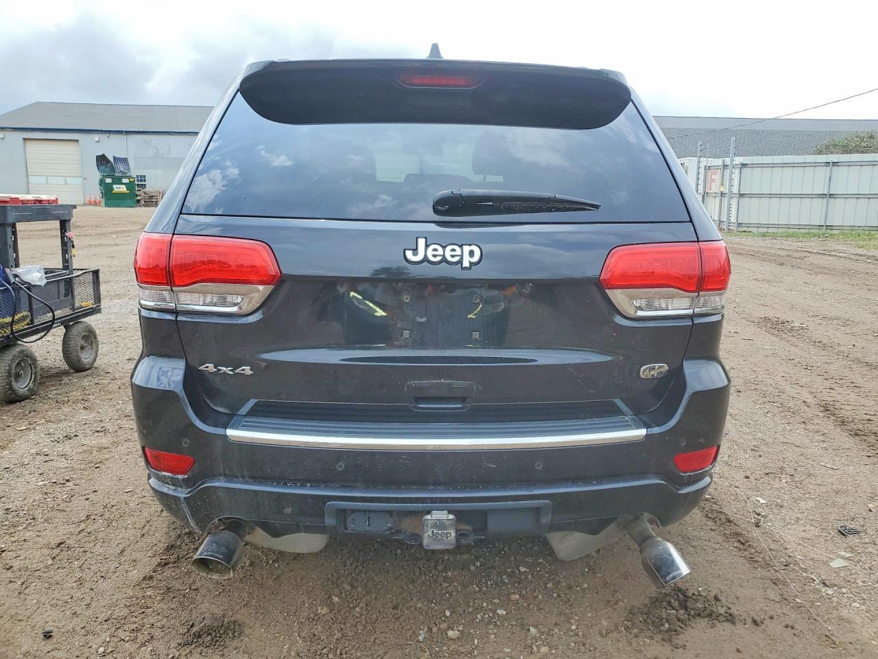 2014 Jeep Grand Cherokee Overland Gray vin: 1C4RJFCT6EC452912