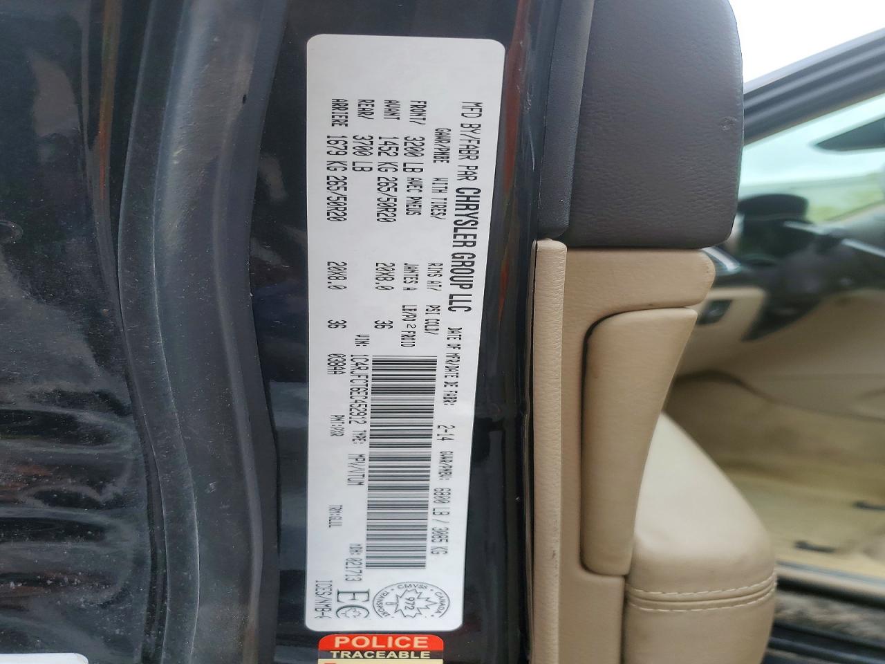 2014 Jeep Grand Cherokee Overland Gray vin: 1C4RJFCT6EC452912