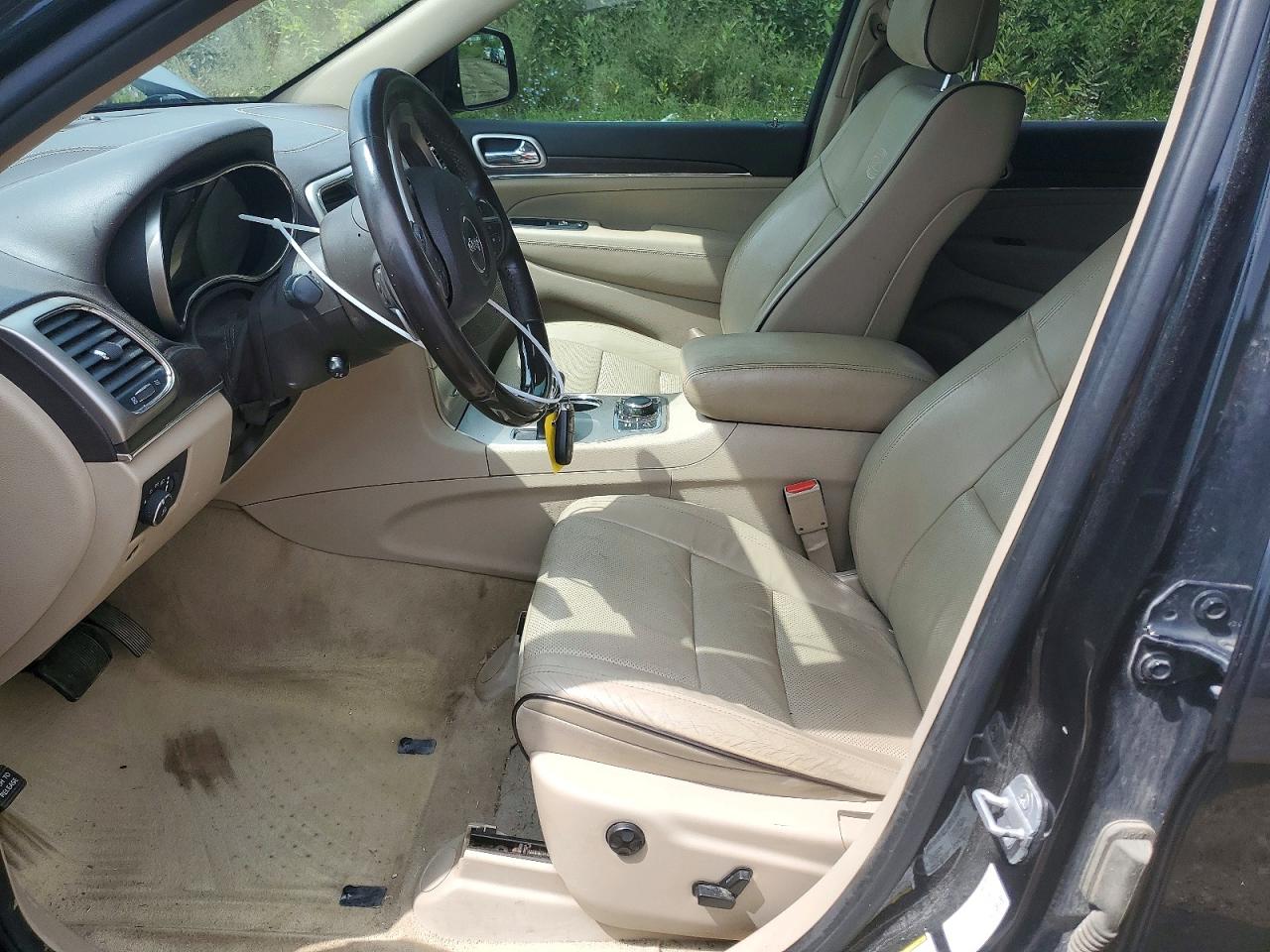 2014 Jeep Grand Cherokee Overland Gray vin: 1C4RJFCT6EC452912