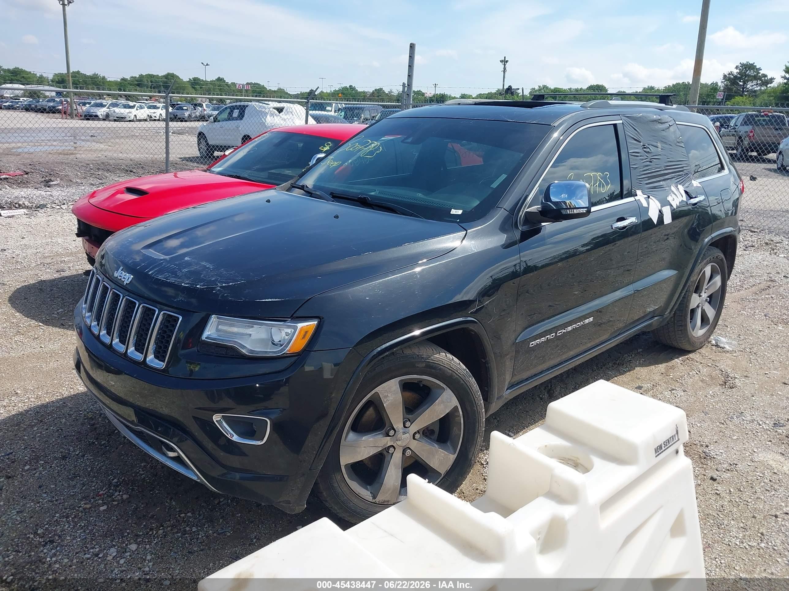2015 Jeep Grand Cherokee Overland Black vin: 1C4RJFCT6FC632909
