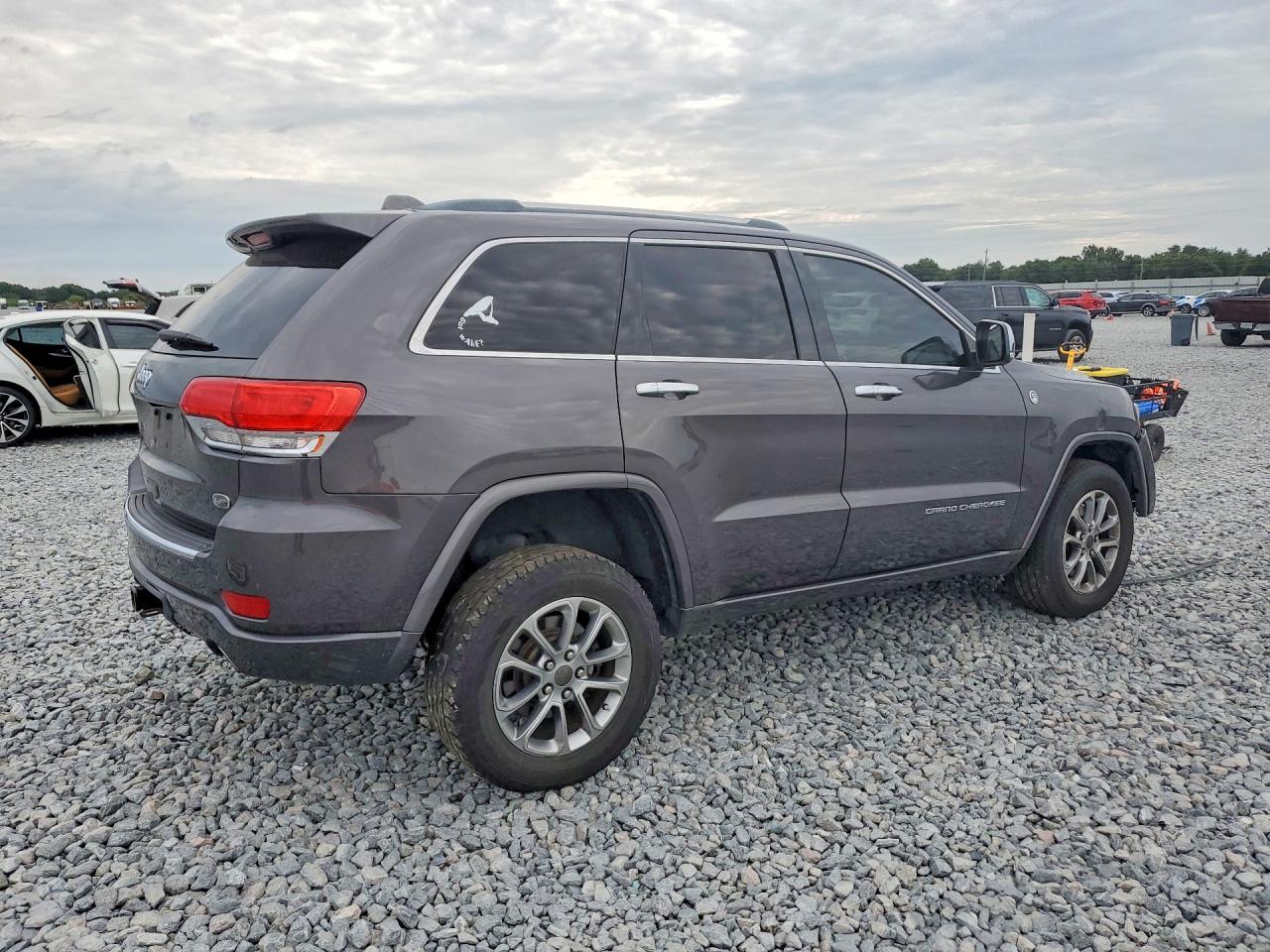 2015 Jeep Grand Cherokee Overland Gray vin: 1C4RJFCT6FC769123
