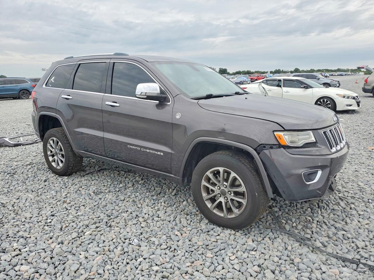 2015 Jeep Grand Cherokee Overland Gray vin: 1C4RJFCT6FC769123