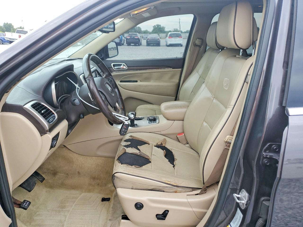 2015 Jeep Grand Cherokee Overland Gray vin: 1C4RJFCT6FC769123