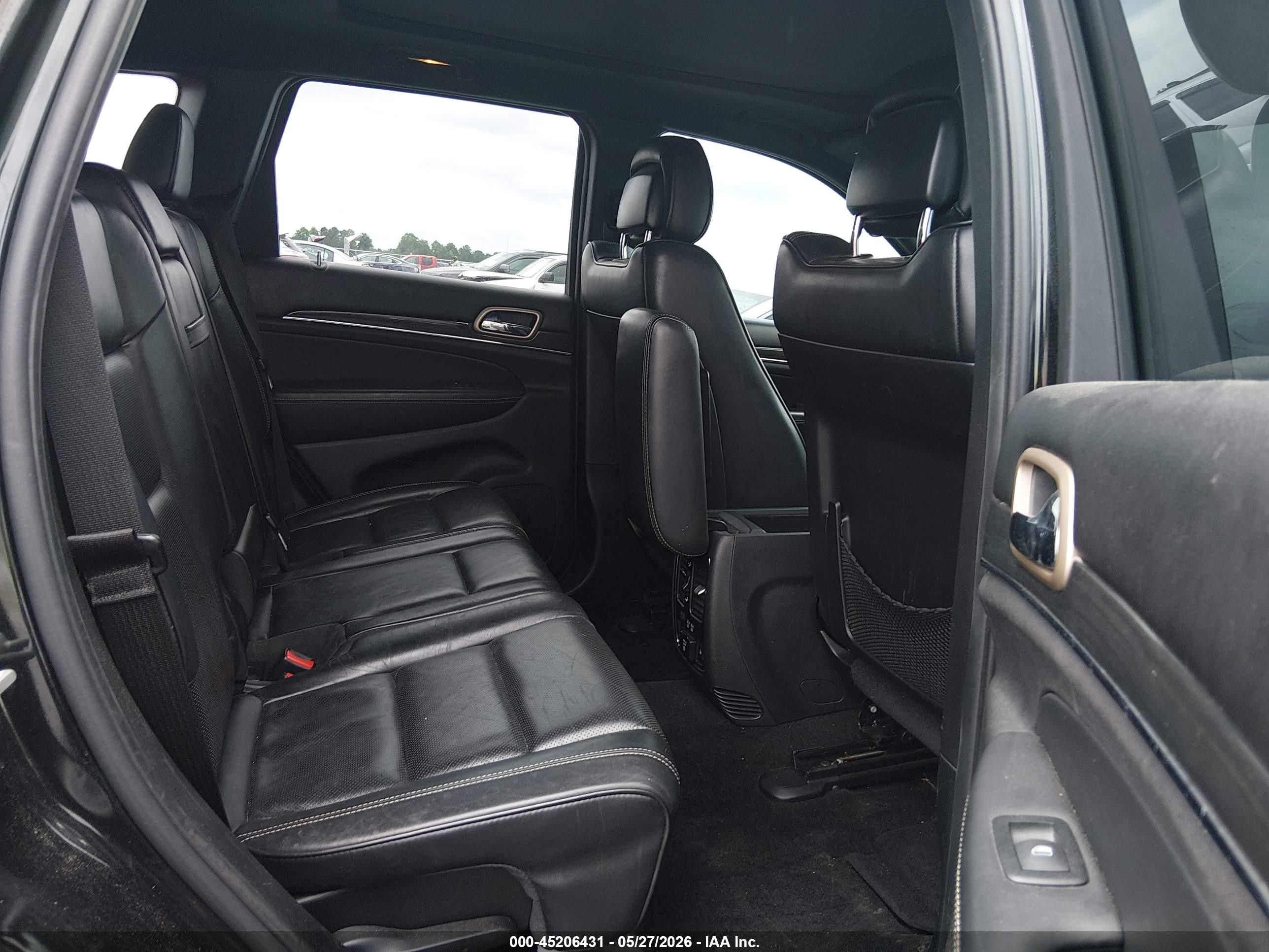 2015 Jeep Grand Cherokee Overland Black vin: 1C4RJFCT6FC943935