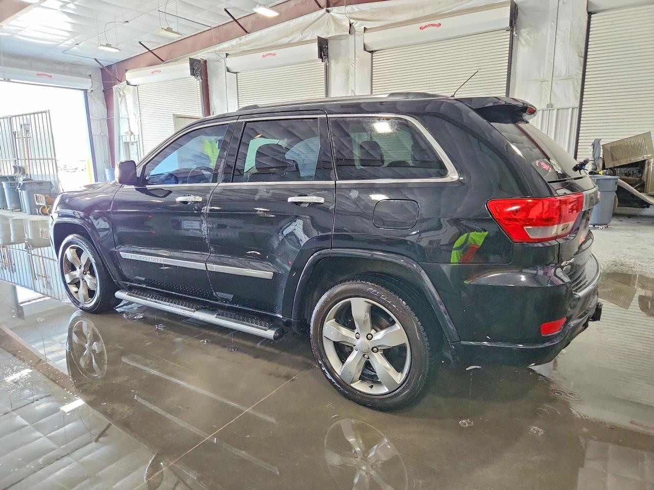2012 Jeep Grand Cherokee Overland Black vin: 1C4RJFCT7CC135363