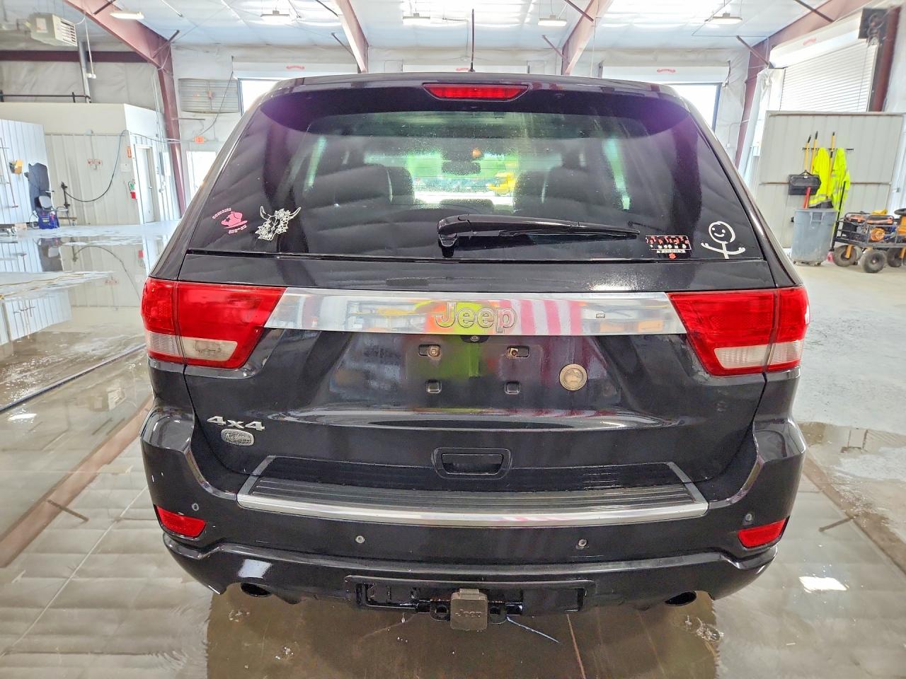 2012 Jeep Grand Cherokee Overland Black vin: 1C4RJFCT7CC135363
