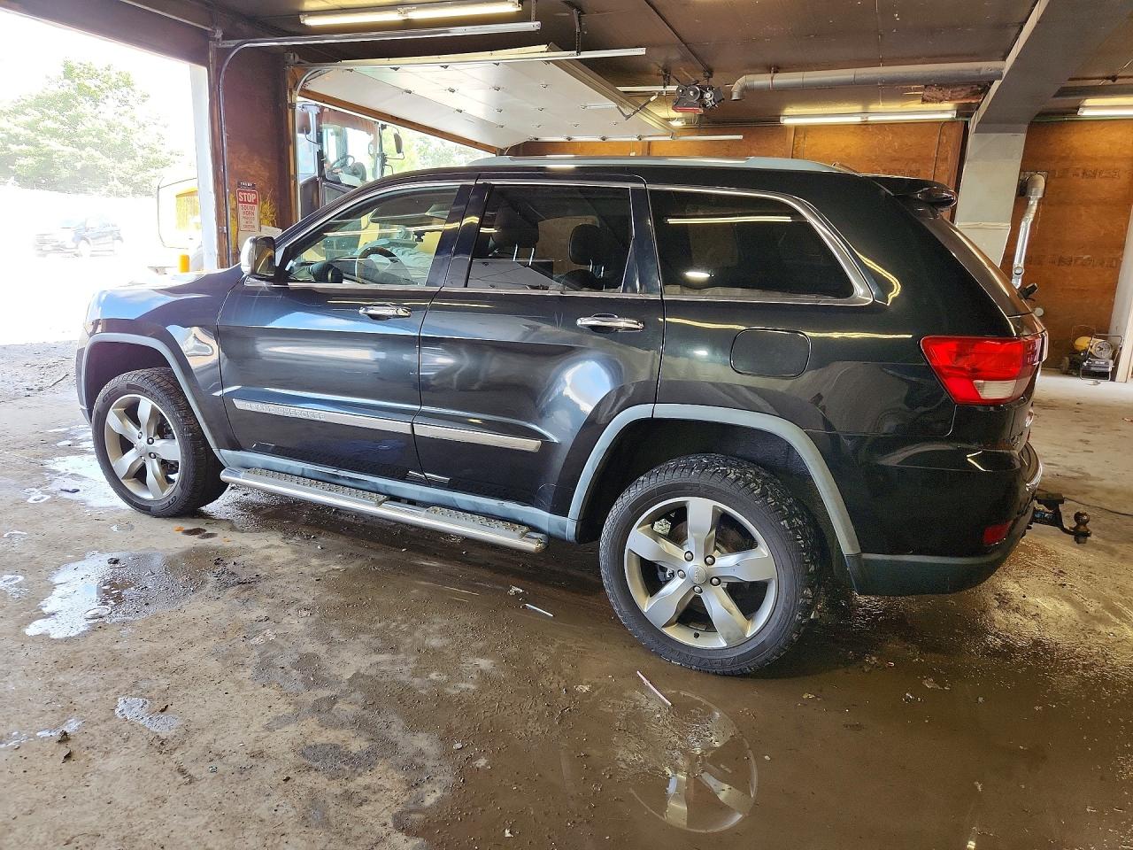 2012 Jeep Grand Cherokee Overland Black vin: 1C4RJFCT7CC162076