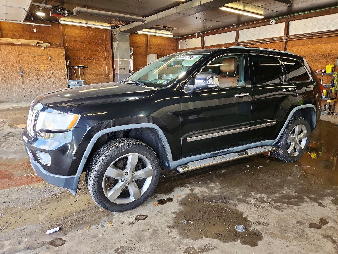 2012 Jeep Grand Cherokee Overland Black vin: 1C4RJFCT7CC162076